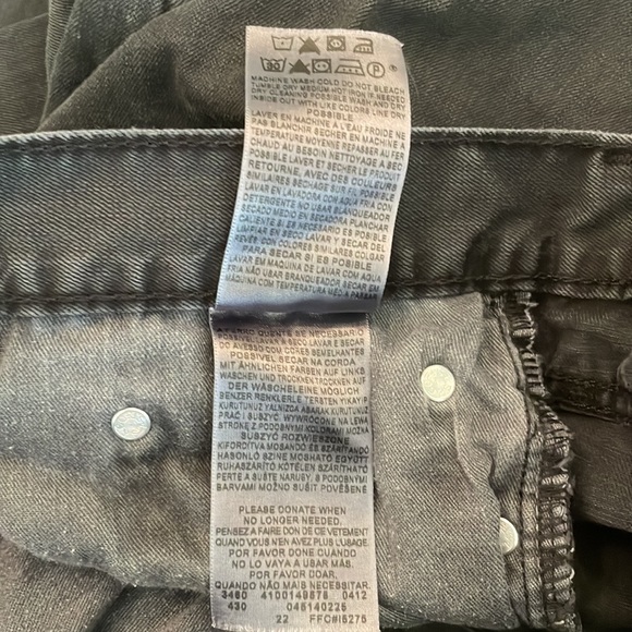 Levi’s Black 514 Jeans Sz 36x32 Slim Straight - Picture 9 of 17